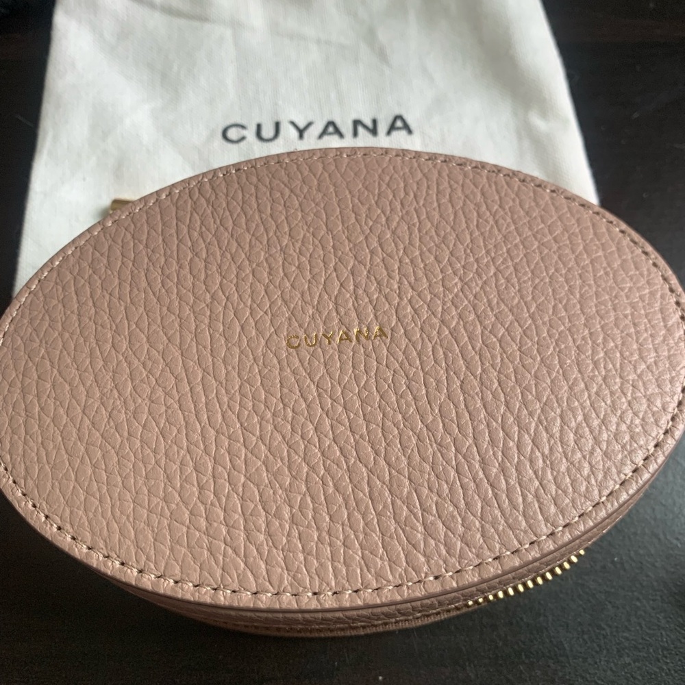 Cuyana travel jewelry case